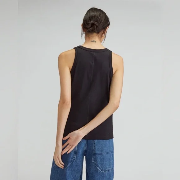 NWT Everlane The Organic Cotton Cutaway Tank - Picture 2 of 13